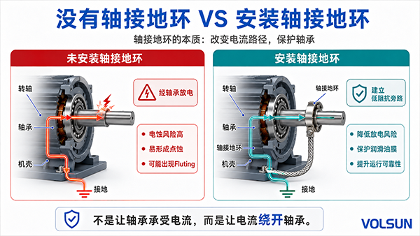 导电环是什么？一文看懂电机轴电流与轴承电蚀防护